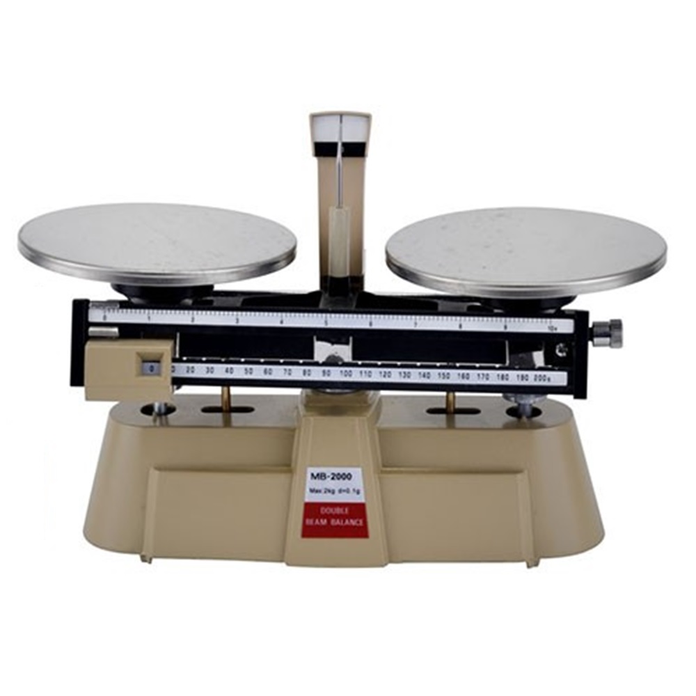 SOJ_밸런스 더블빔 양팔저울 MB-2000 실험실 학교 2kg/0.1g 등비저울 연구실 대학교 제조공장 품질관리 분동포함 217,760원