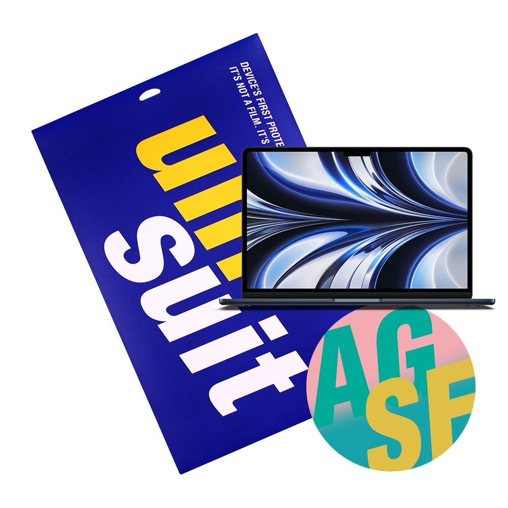 유니슈트 맥북에어 M2 2022 13인치 지문방지 저반사 2매+서피스(상/하판/팜레스트) 필름 3종 세트(UT220526_2) 23,340원