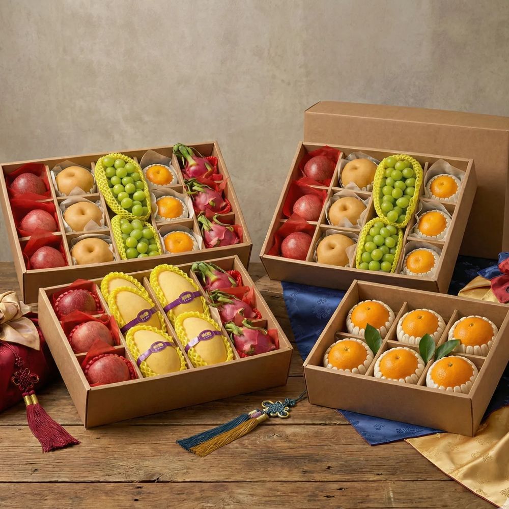 정성 담은 안부 세트 1호 (골드망고 샤인머스캣 사과) 86,000원