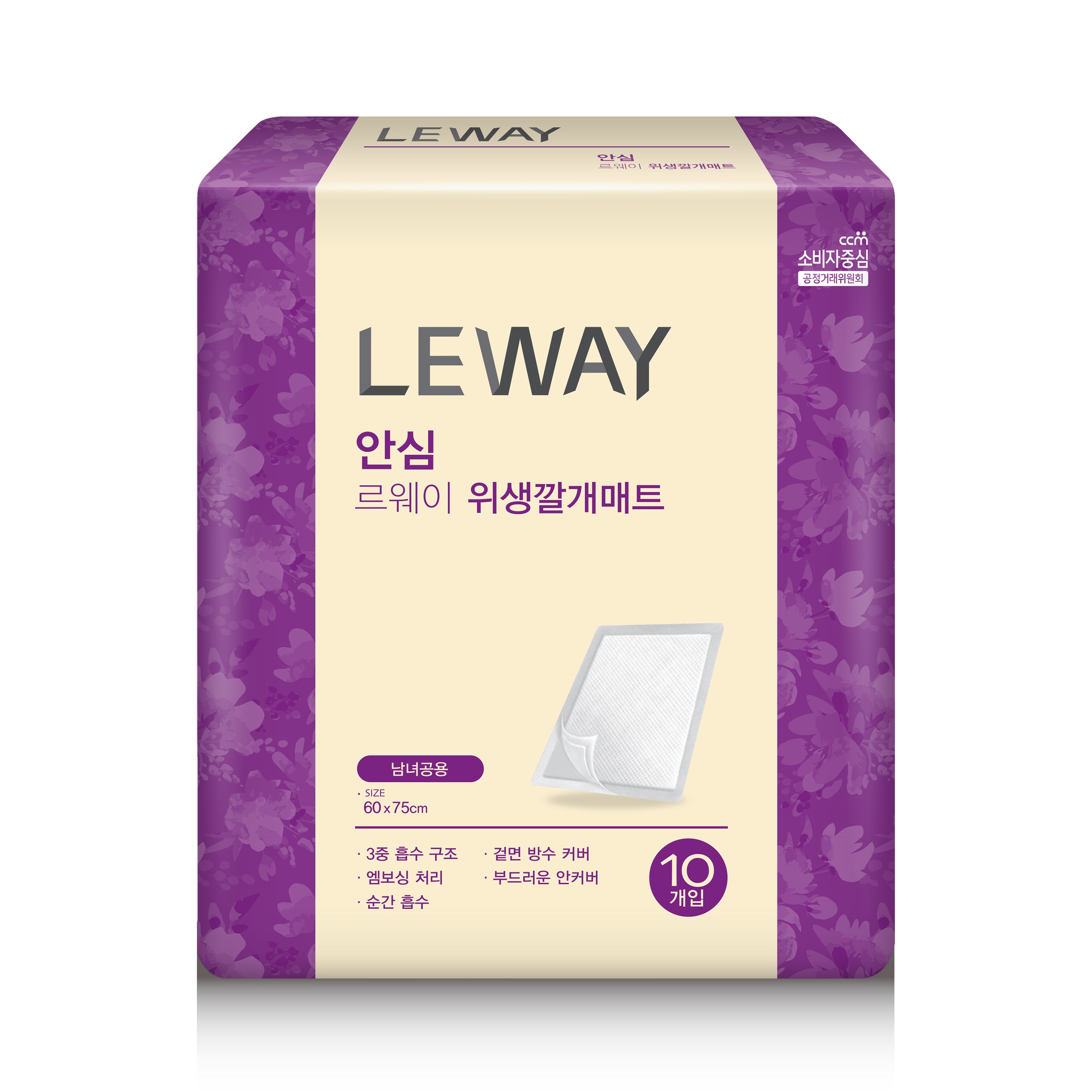 미래생활 아유레디 위생깔개매트 10매 20팩 (르웨이로 리뉴얼) 43,150원