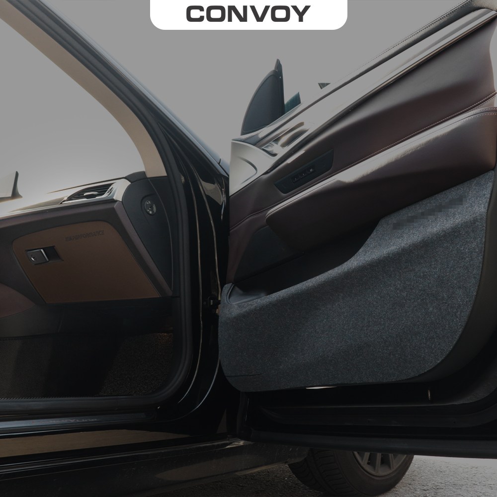 콘보이 BMW 6시리즈GT G32 가죽 도어커버 튜닝 실내용품 스크래치방지 인테리어몰딩, 블랙, BMW 6GT(G32) 17,000원