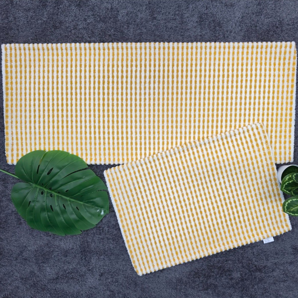 플로앤홈 프리미엄 홈스타일링 물세탁 미끄럼방지 다용도매트 발매트 주방매트 스트라이프 세트 49,000원