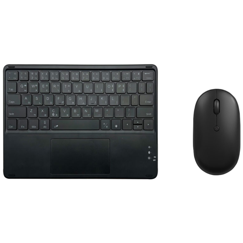 충전식 C타입 블루투스마우스 +백라이트 트랙패드 키보드 세트상품 갤럭시탭S7 FE 아이패드프로11 에어4 59,000원