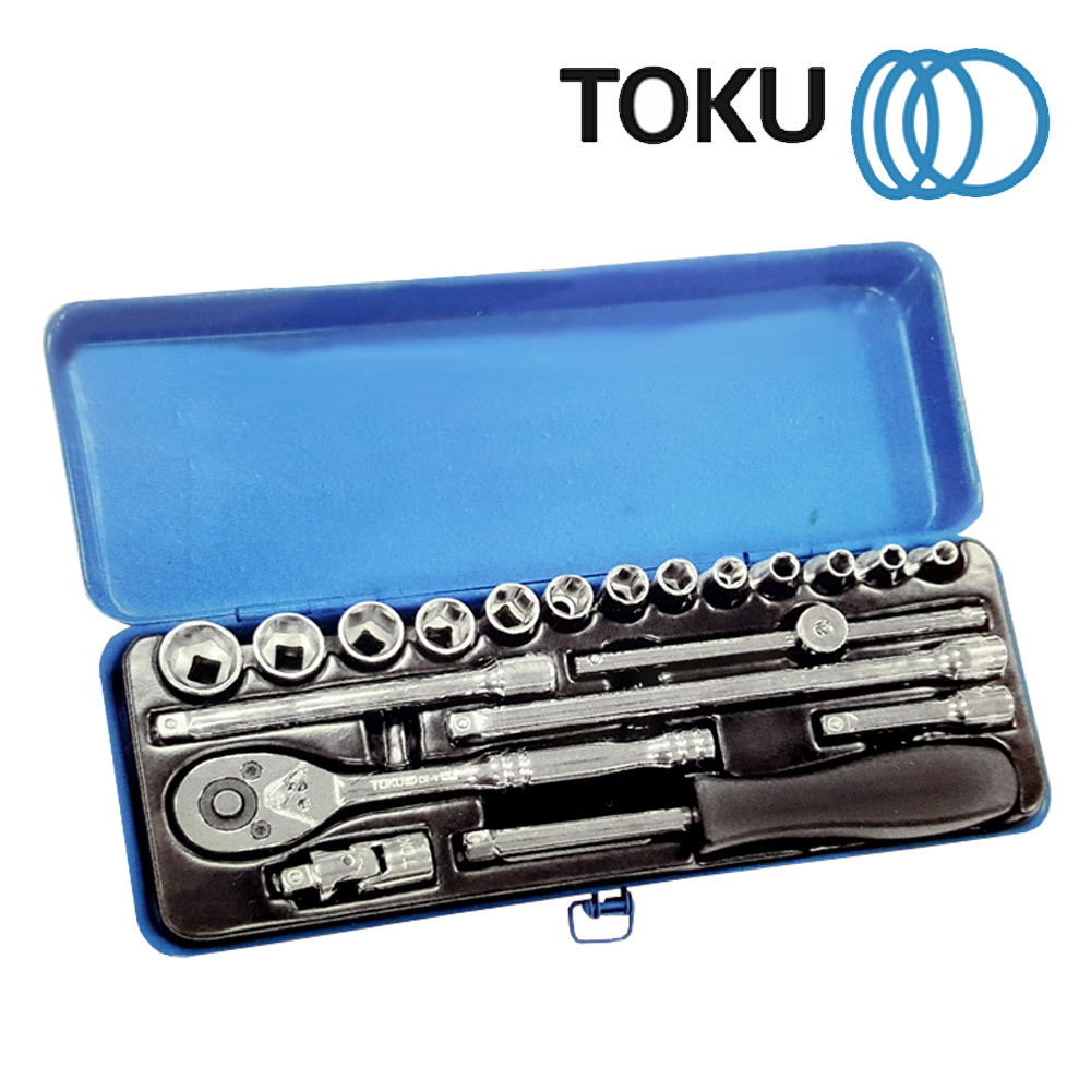 도쿠 TK002012 1/4인치 소켓 렌치 복스알 핸들 세트 42,000원