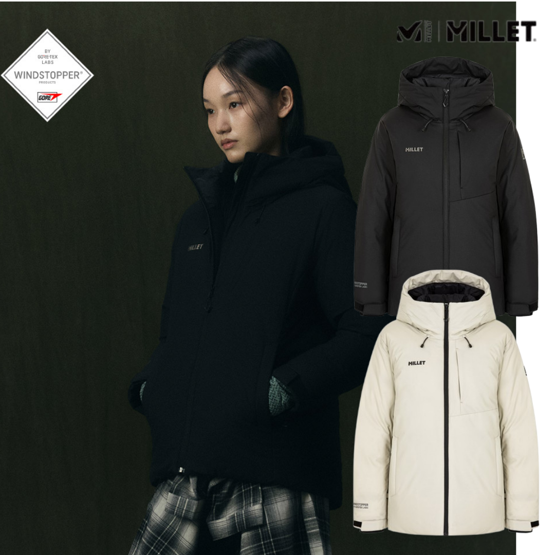 밀레 여성 구스다운 윈드스토퍼 헤비다운 역시즌 K2 에베레스트 한라산 404,000원
