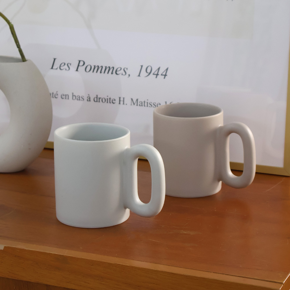 로얄보덴 소피아 무광 머그컵 2종 세트 350ml 12,900원