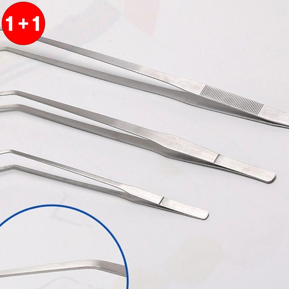 정밀 핀셋 스테인레스 스틸 뾰족한 핀셋트 부품용 전자 수리 도구 잡기 10,640원