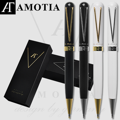 아모티아 발루아 볼펜 무료 이니셜 각인 무료 전용케이스 및 쇼핑백 가죽파우치 증정 당일발송, 1개, 블랙실버 35,000원