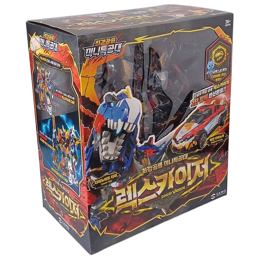 최강공룡 미니특공대 렉스카이저 2단 변신 합체 로봇 장난감 92,000원