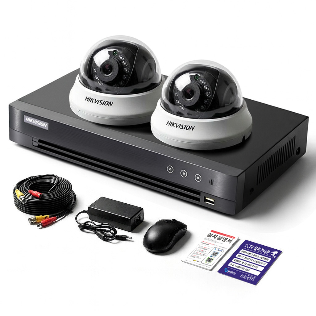 세계1위 하이크비전 200만화소 CCTV 녹화기 풀세트 HDD 1TB 하이박스 포함 보안용 카메라, 1개 152,000원