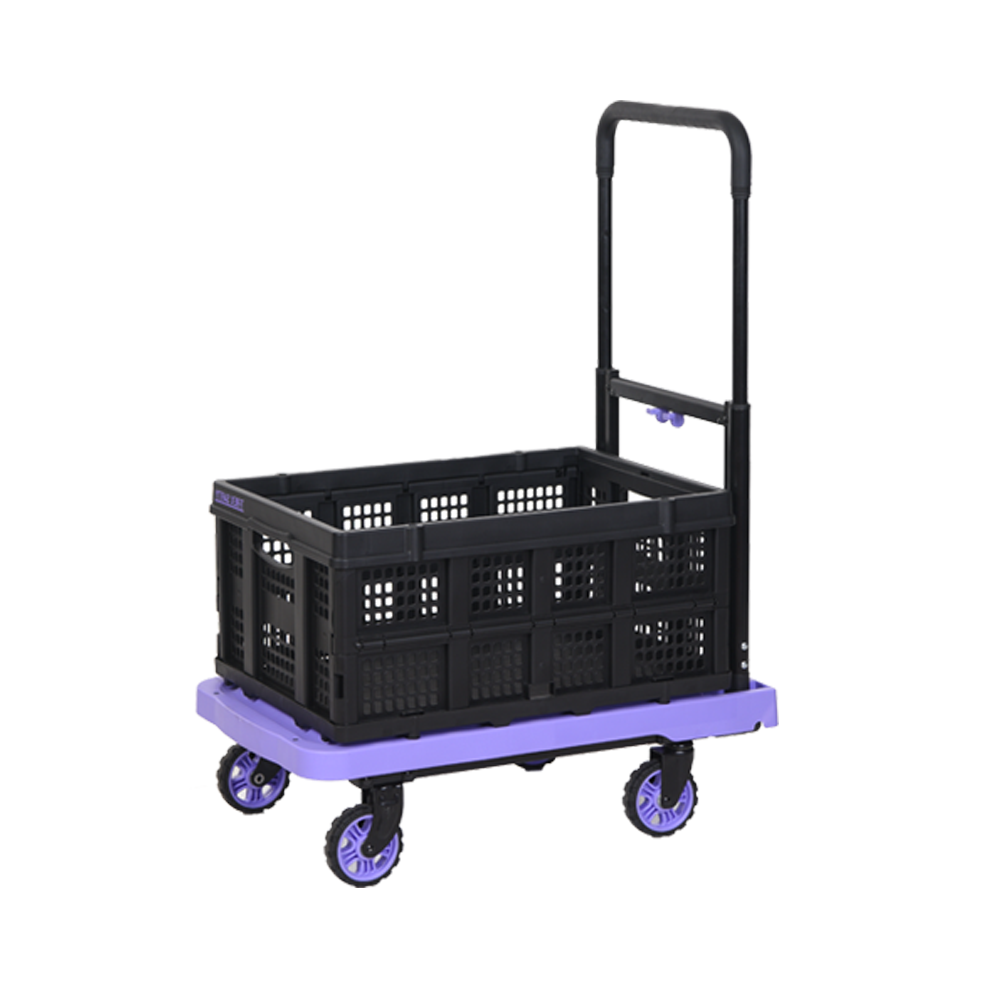 티렉스 플랫폼 카트 핸드카트 구르마 접이식, 플랫폼카트_중+폴딩박스, 1개 90,300원