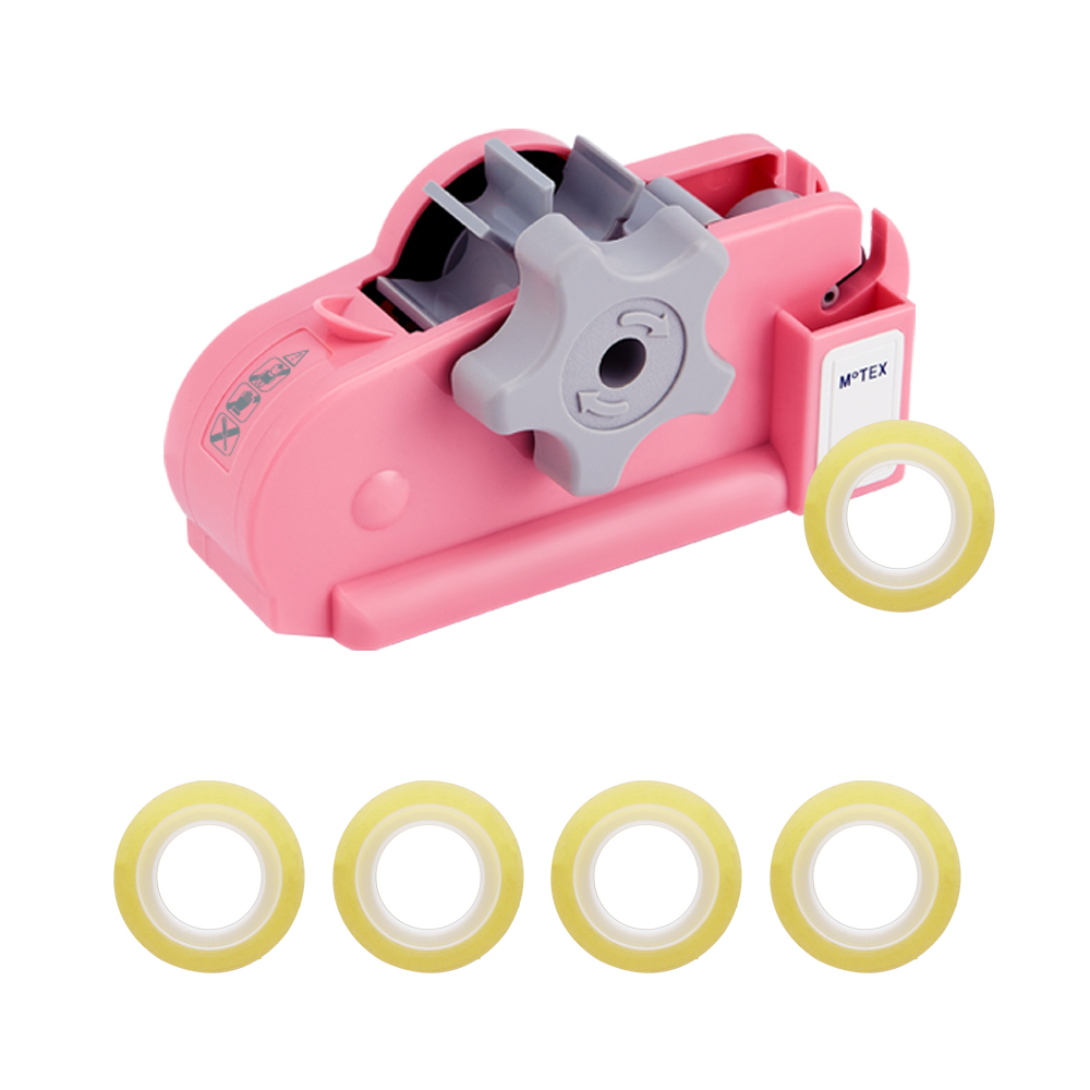 모텍스 미니 테이프 디스펜서 + 테이프 5p 세트, 로즈핑크, 1세트 24,000원