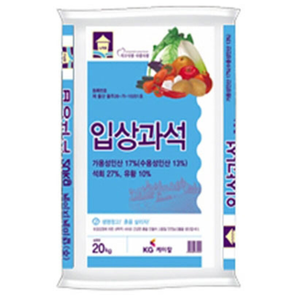 KG케미칼 입상과석 20kg 속효성 인산함유 인산질비료, 1개, 20kg 31,700원