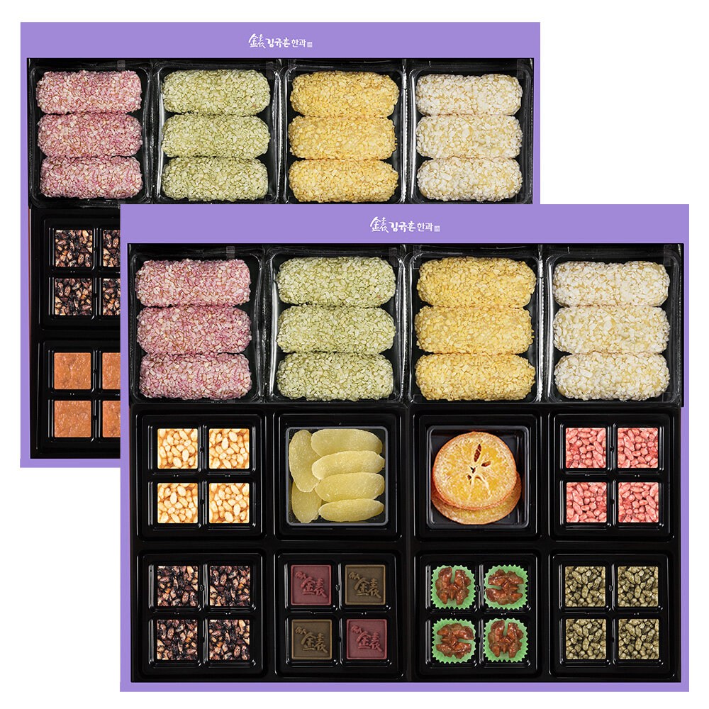 김규흔 한과 연화 선물세트 / 2단 구성 + 쇼핑백 60,200원