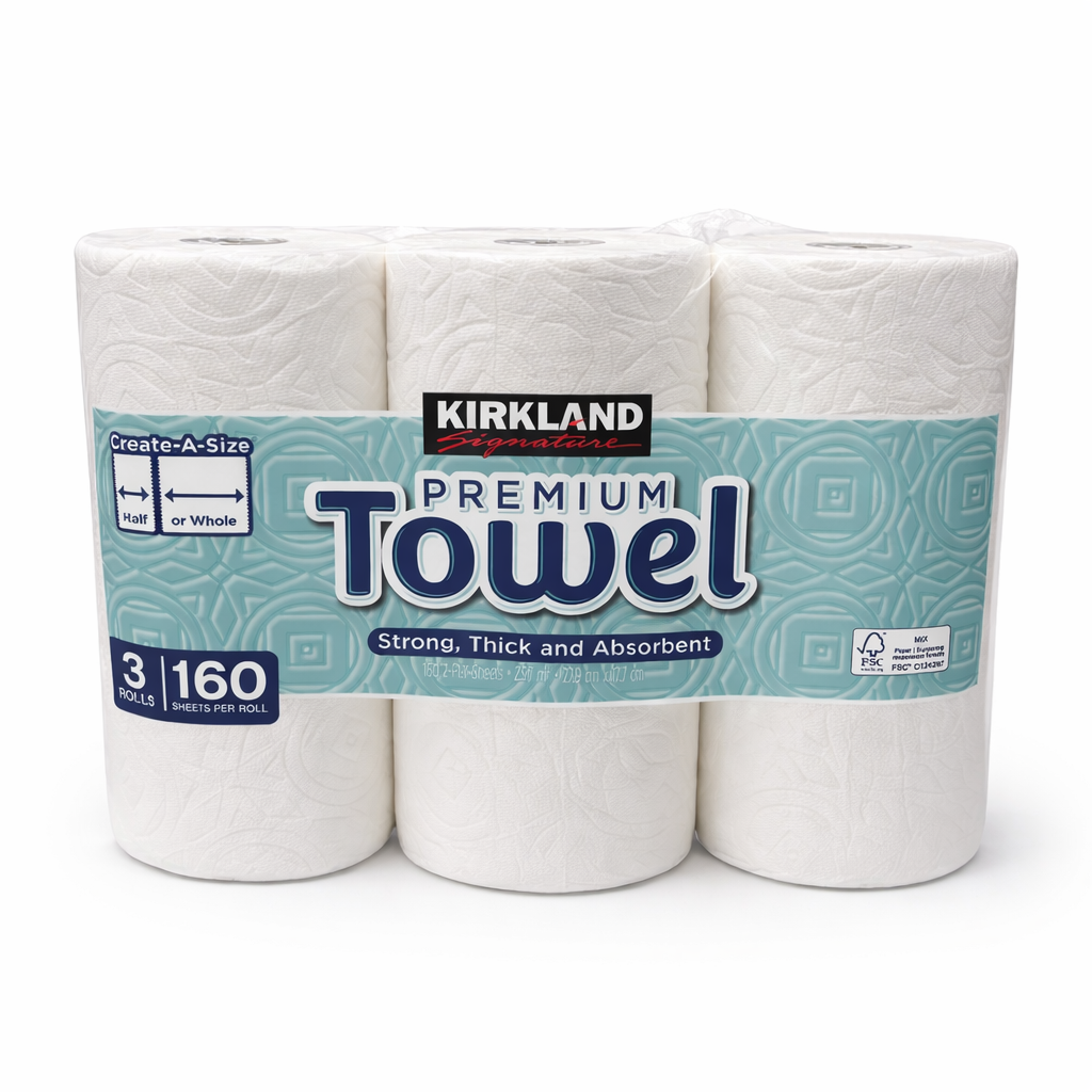 커클랜드 시그니춰 키친타올 코스트코 롤키친타올 160매, 1세트, 3개입 14,570원