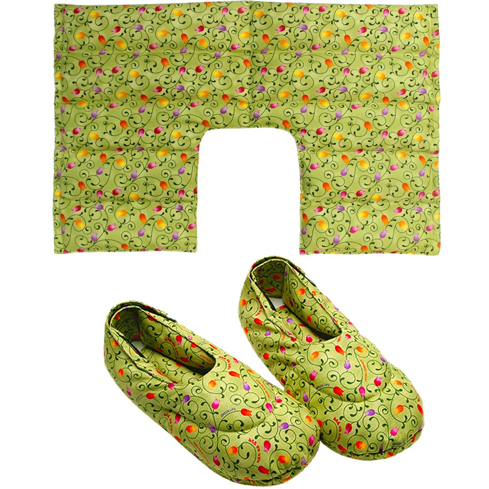 그린라이프 허브 발 찜질팩+어깨 찜질팩 세트-카키 59,800원