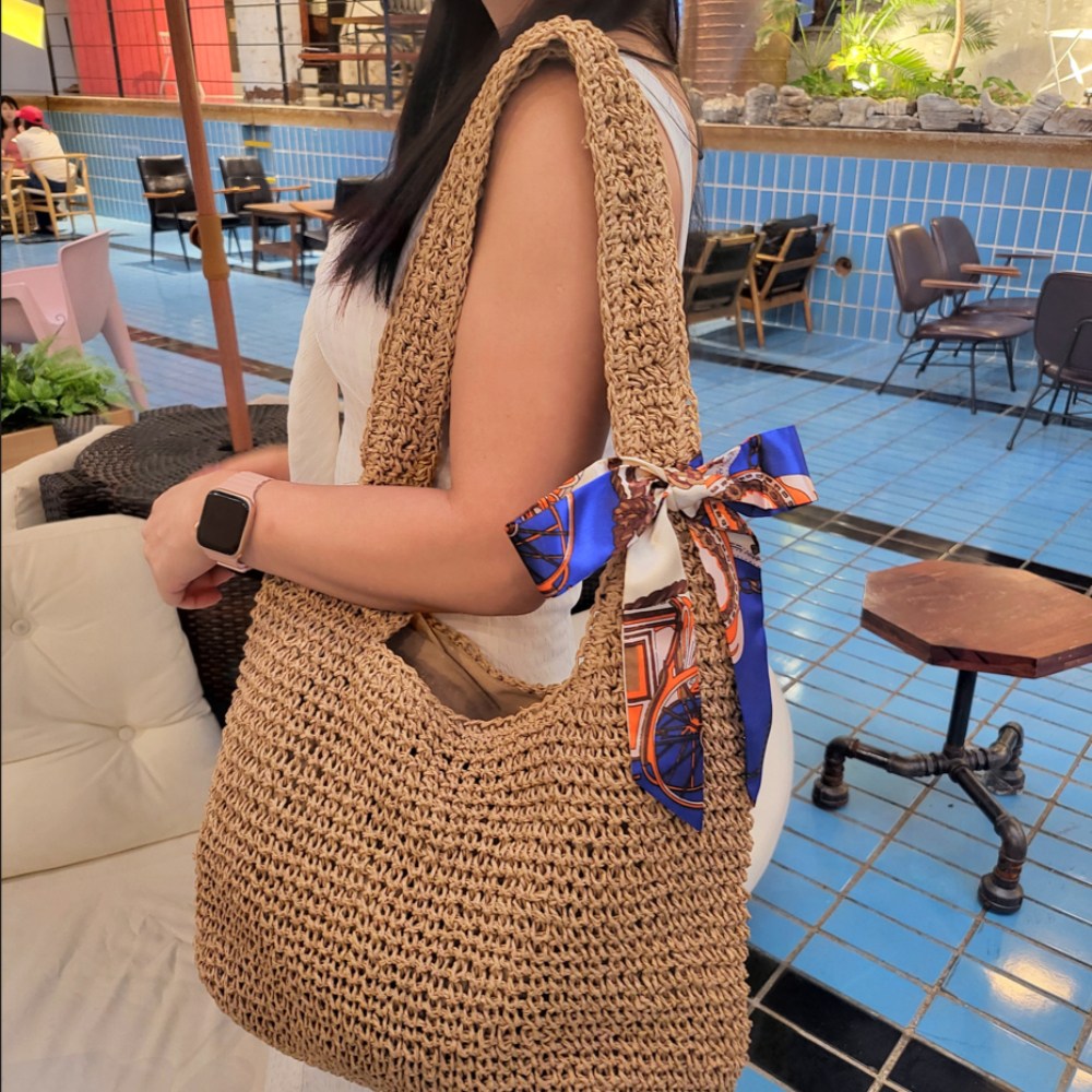 꽃길마켓 숄더 라탄백 왕골 에코백 가방 9,900원