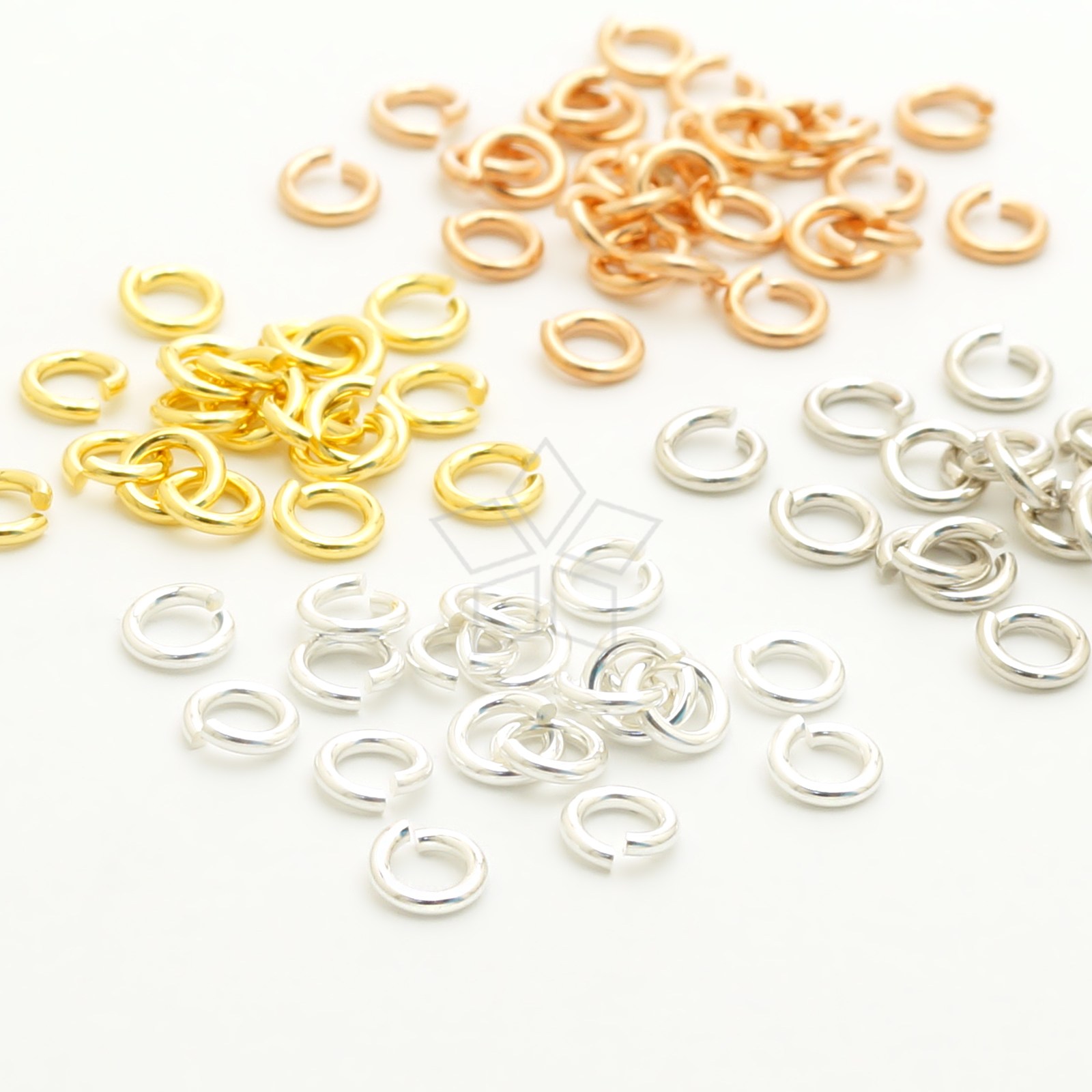 [엔비즈] 실버925 O링 은 실버부자재 은오링 두께0.8mm 외경4mm 실버 악세사리 재료 800원