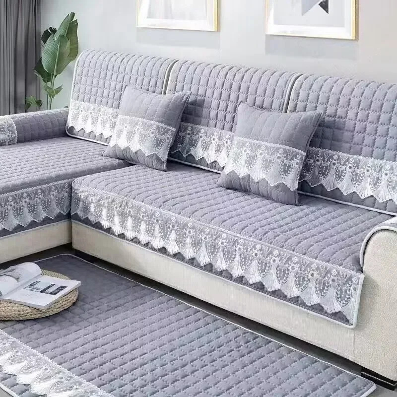 사계절 범용 미끄럼 방지 브러시 소파 타올 부드러운 소파 커버 1 2 3/4 좌석 단면 L자형 소파 커버 거실용 16,300원