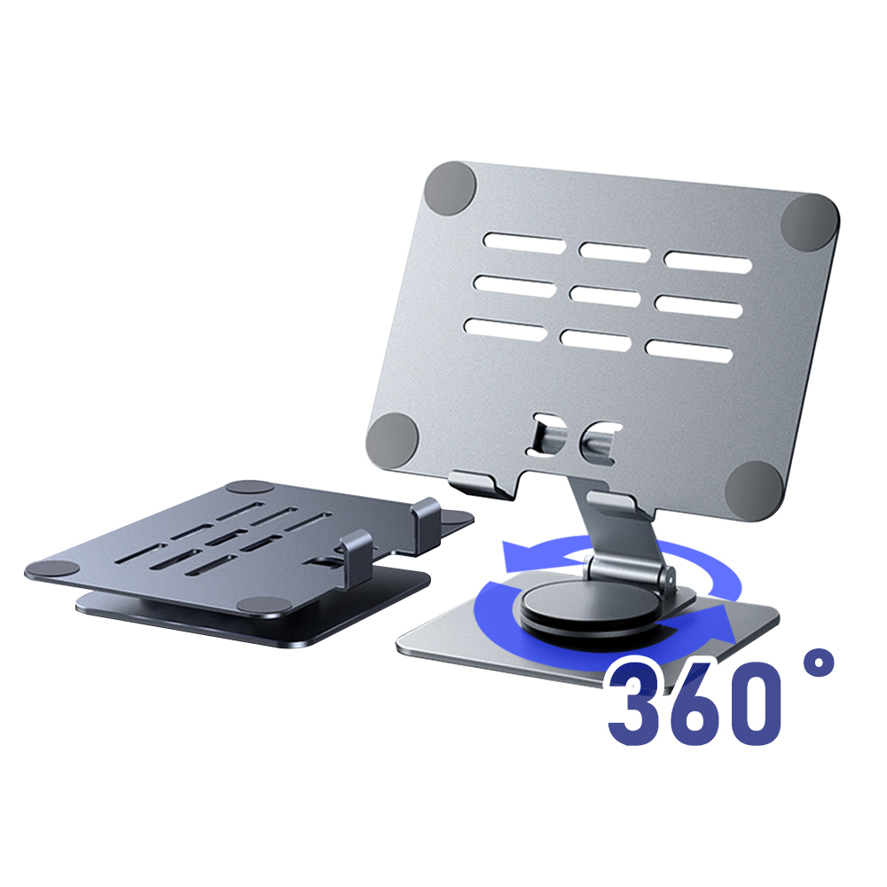 [이유지]태블릿 아이패드 갤럭시탭 거치대 회전 360도 각도조절 접이식 휴대용 스탠드 19,900원