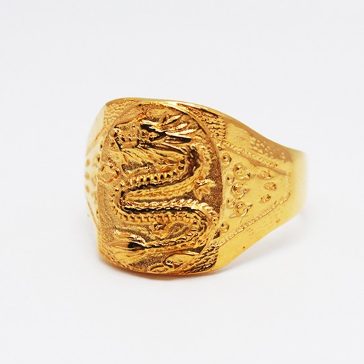 주얼리고든 실버925 24K 금도금 용반지 안막음 묵직한 남자 은반지 157,800원