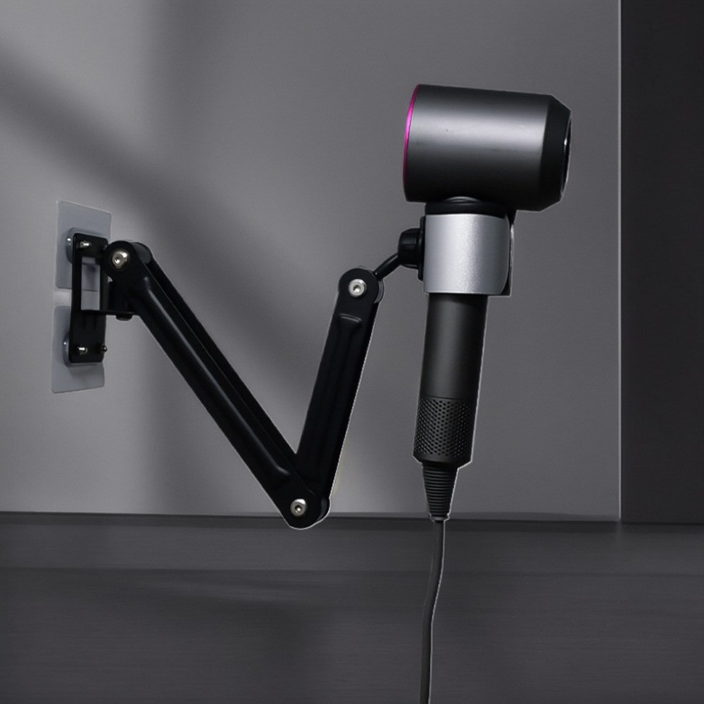 베루도라 프리미엄 벽걸이형 무타공 각도조절 헤어드라이기 거치대, 1개, 블랙 30,900원