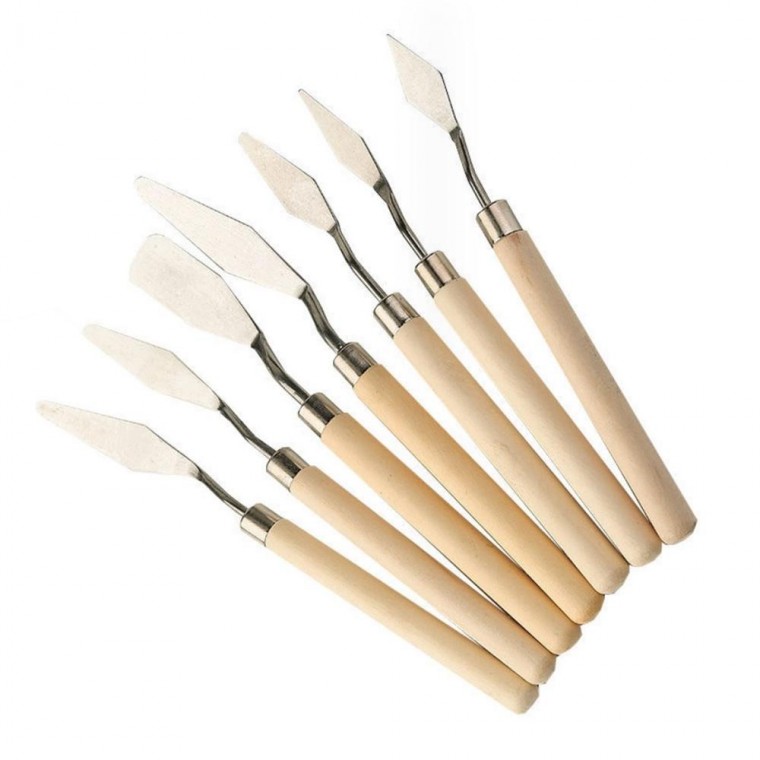 [반애] 페인팅 유화 나이프 팔레트 세트 7종 미술도구 바바라 회화 도구 13,670원