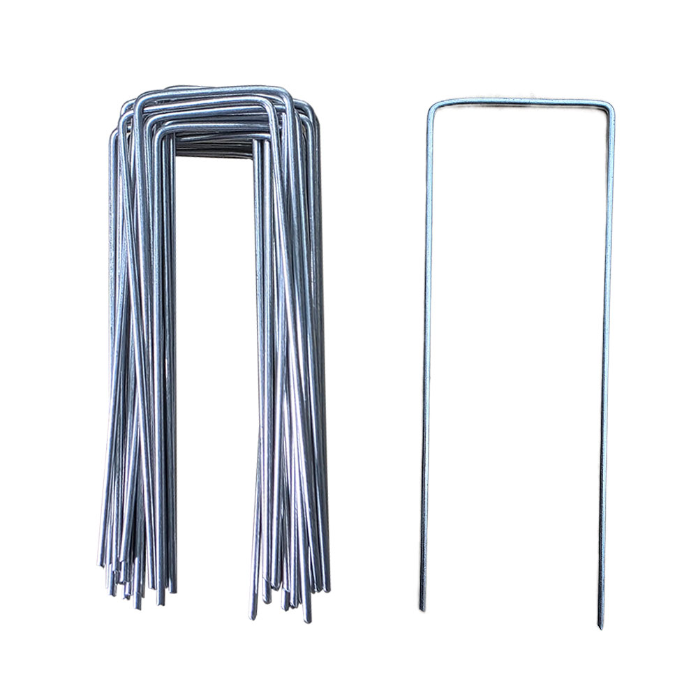 국산 제초매트 고정핀 5cm x 18cm 멀칭핀 부직포  잡초매트 철고정핀 6,300원