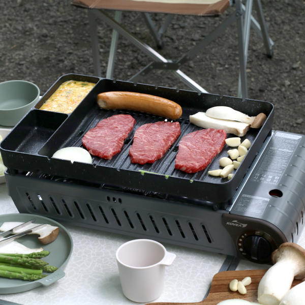 코베아 원조 구이바다 블랙에디션 L 4-5인용 3WAY 올인원 플러스 / 최고급 다이아몬드 코팅이 적용된 유일한 에디션 / 전골팬 / KGG-1304CDC 캠핑 버너그릴, 1개 209,000원