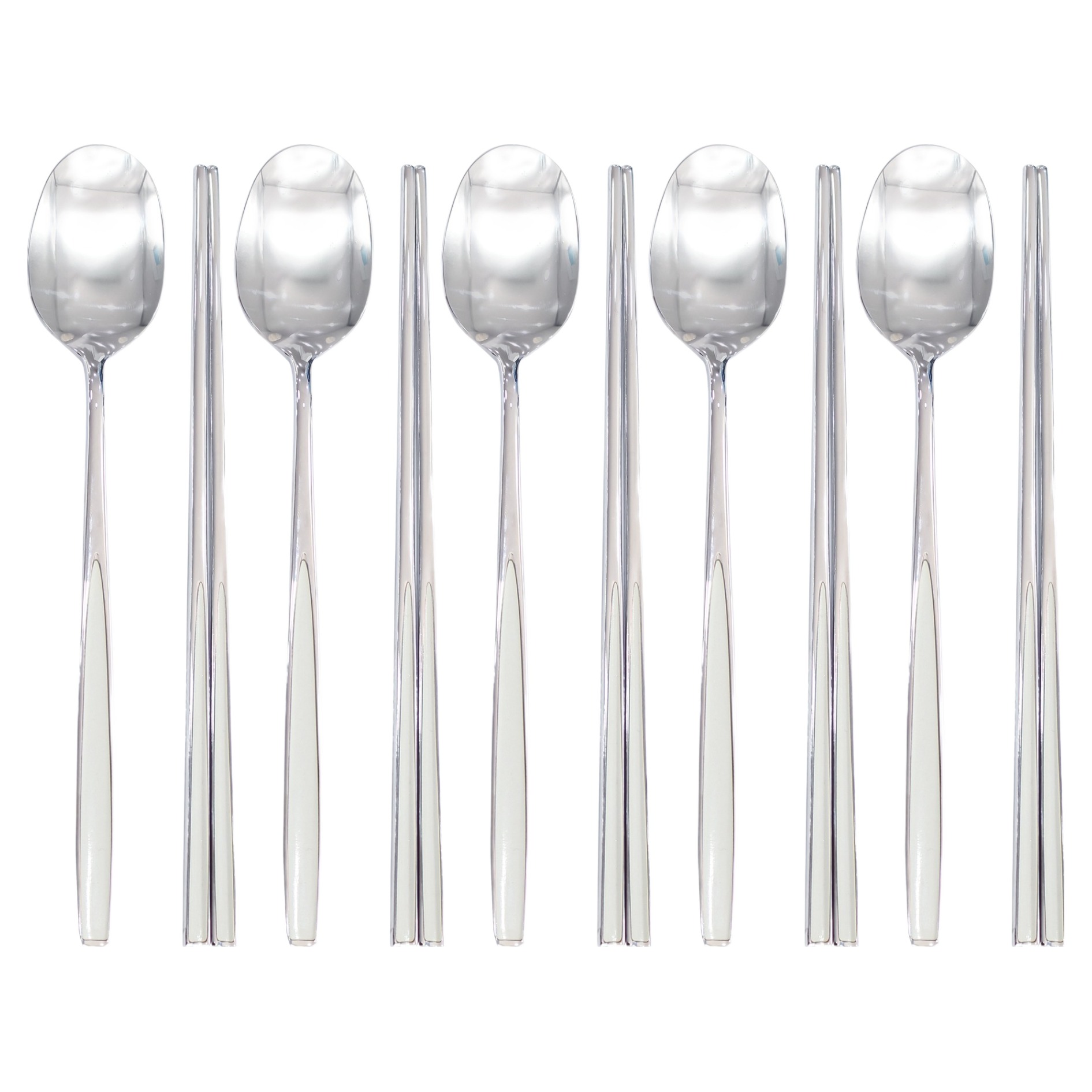 한일스텐레스 레이브 스텐 수저 5벌 세트 42,300원