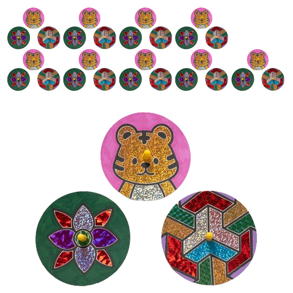 민화샵 전통 12간지 동물 팽이 만들기 3종 세트 S230137 29,000원