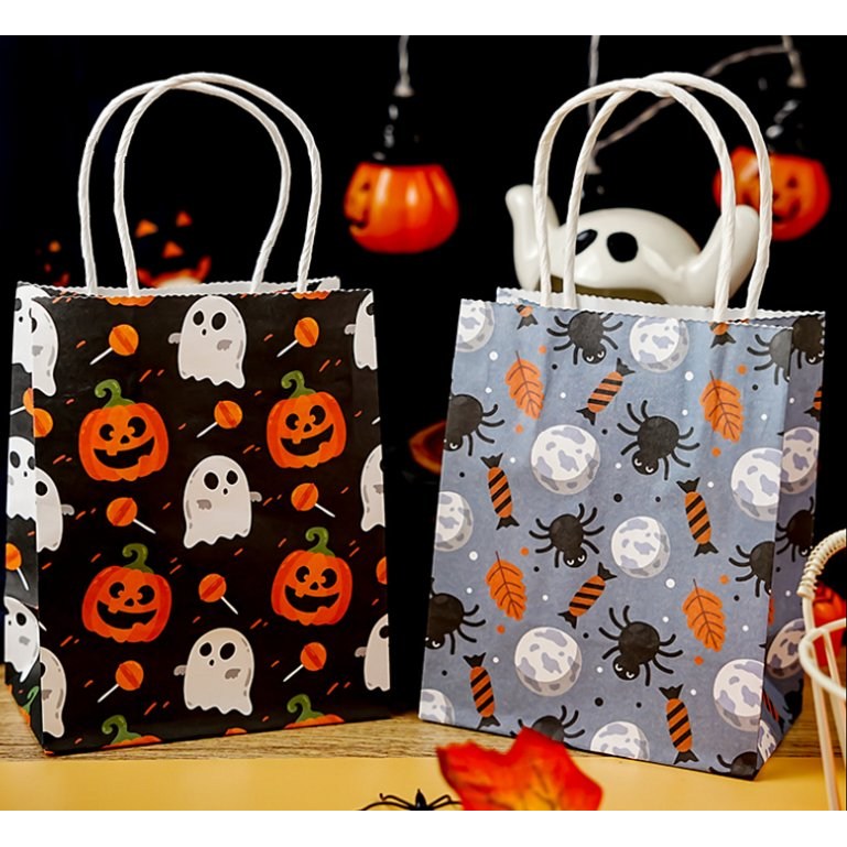 할로윈 종이가방 호박 예쁜 손잡이 파티 친구선물 구디백 포장 단체 14,300원