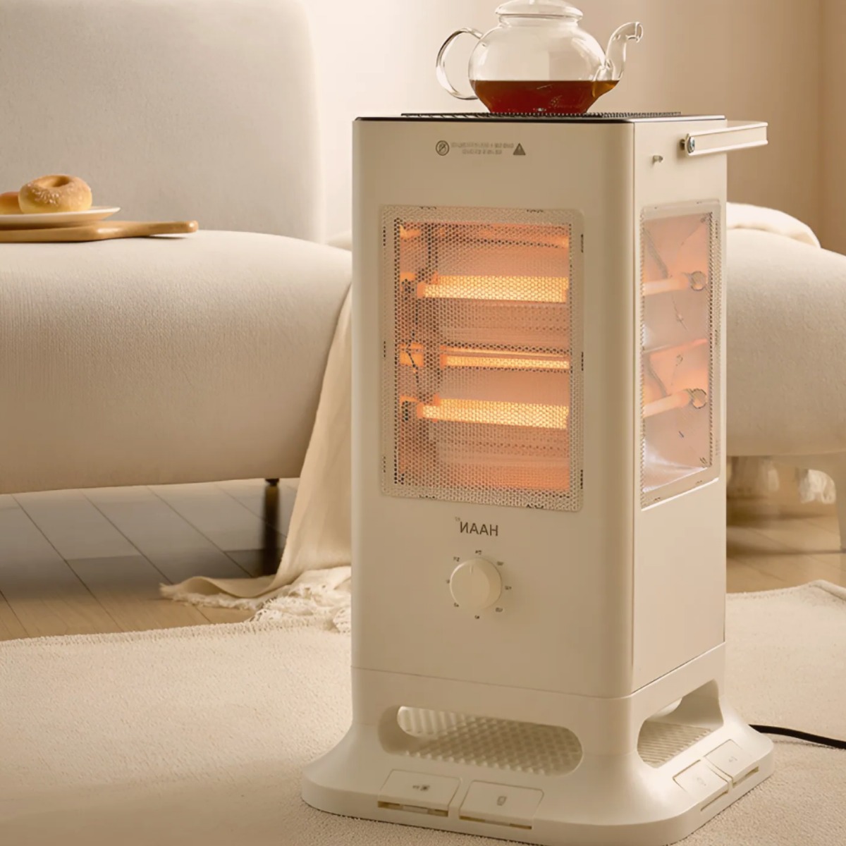 한경희 HAAN 불멍 5방향 전기난로히터 가정용 사무실 난방기 발터치식 104,900원