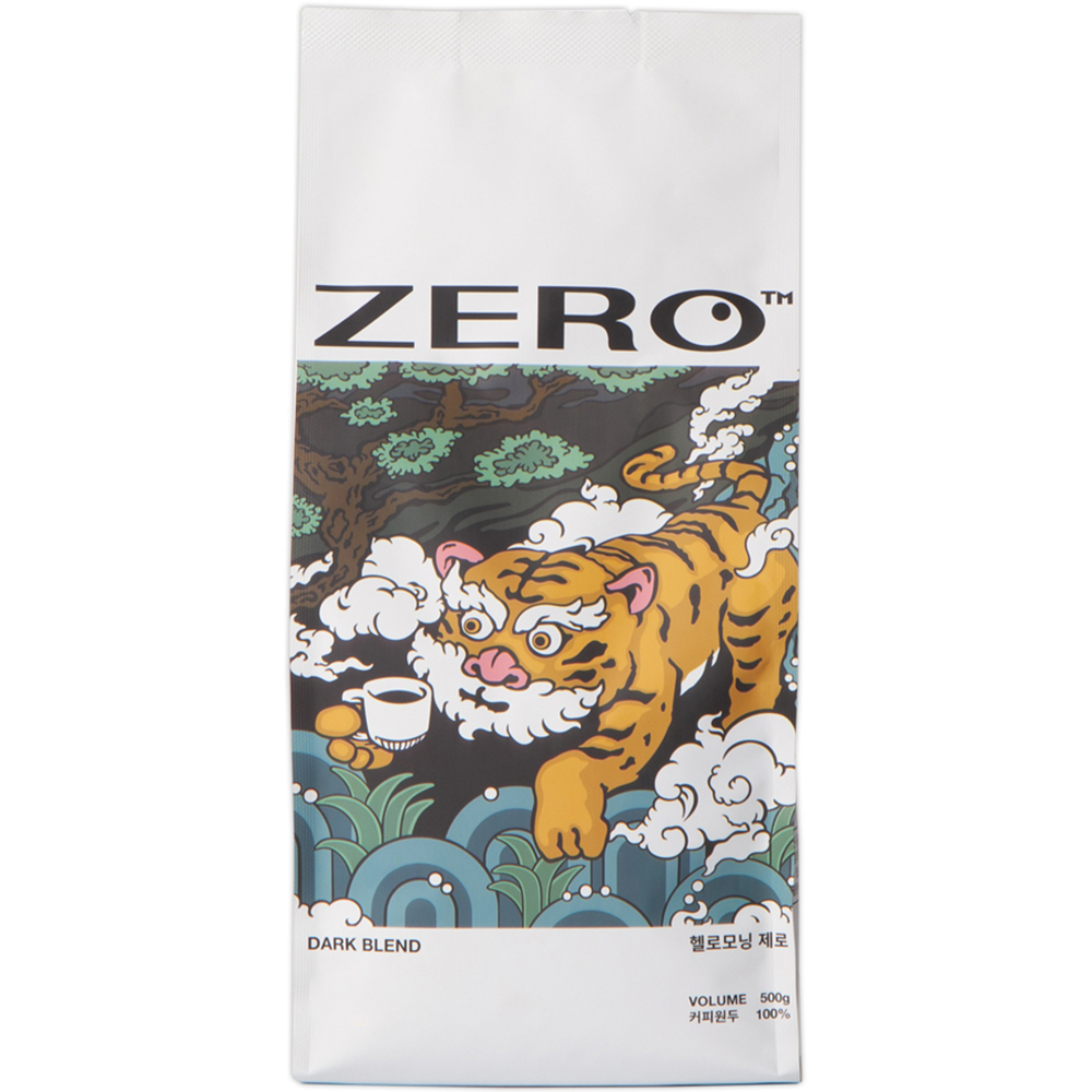 헬로모닝 제로 다크 블렌드 원두, 홀빈(분쇄안함), 500g, 1개 18,000원