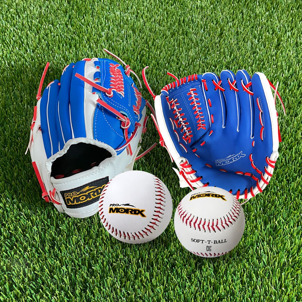 프로모릭스 야구캐치볼 세트 블루 (야구글러브 2P+야구공 2P) 46,710원
