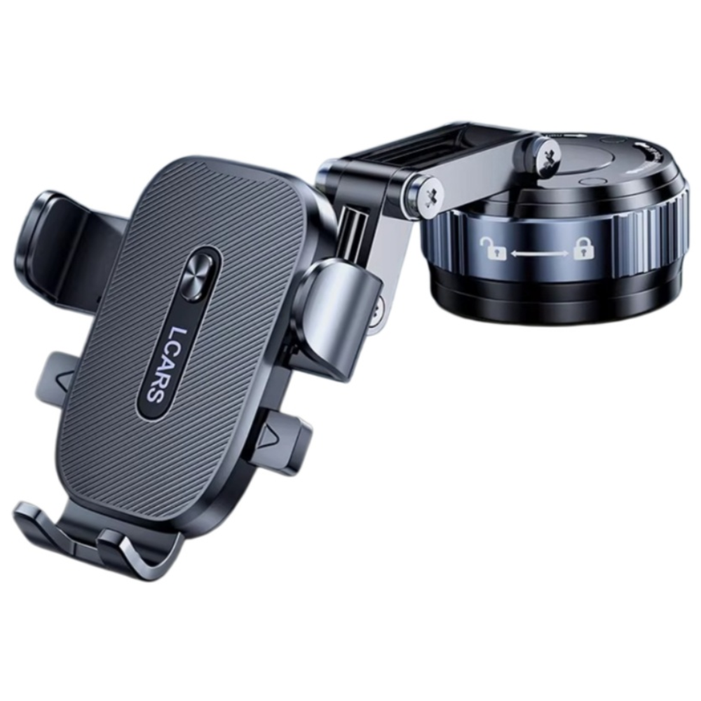 차량 대시보드 및 내비게이션 시스템에 부착할 수 있는 진공 흡착식 신형 차량용 휴대폰 거치대입니다., 검은색, 1개 45,600원