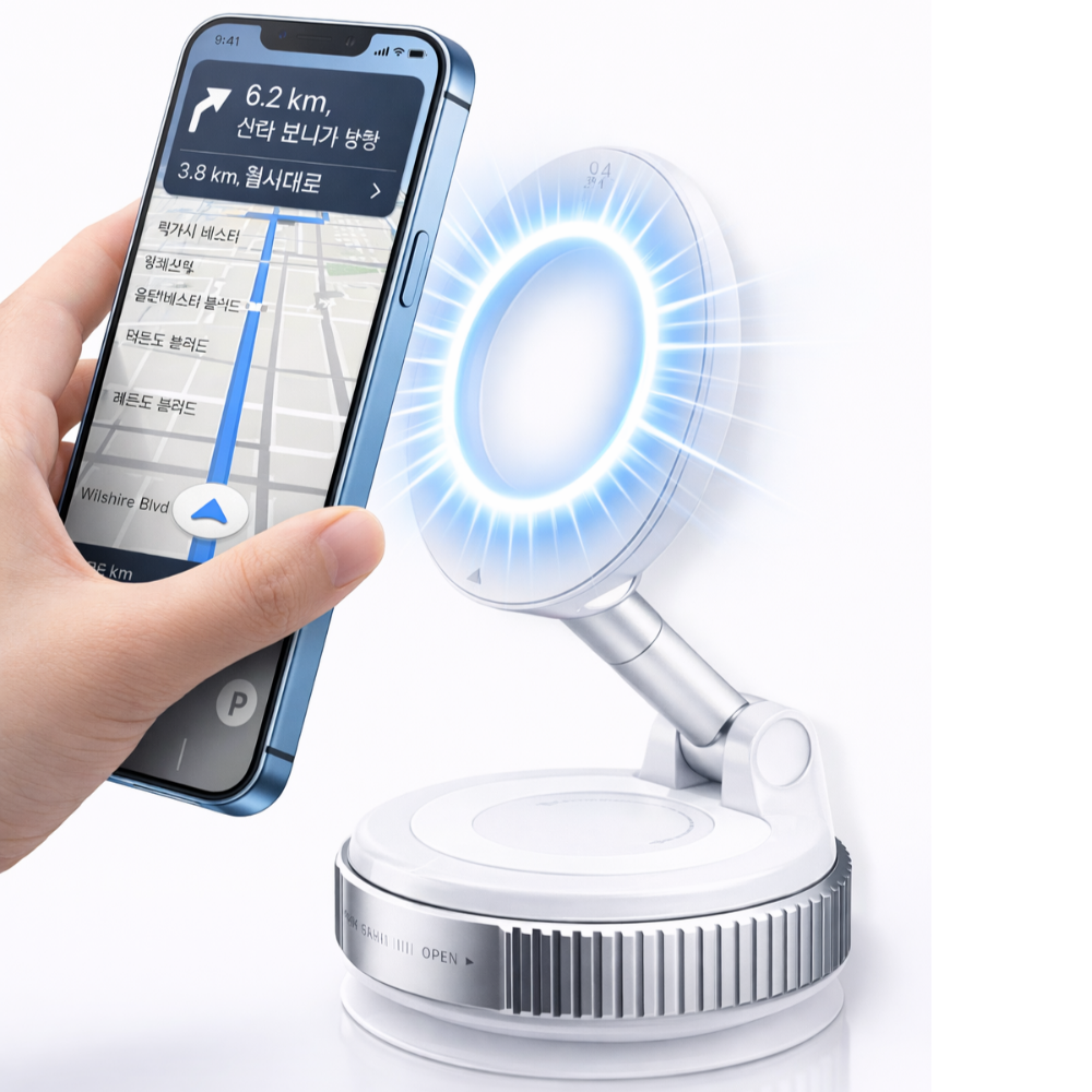 리보닉 2in1 맥세이프 거치대 차량용 탁상용 휴대용 그립톡 6,800원