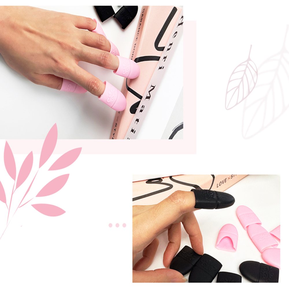 에센셜플러스 실리콘 쏙오프 클립 5P 핑크 블랙 젤네일제거 1,840원