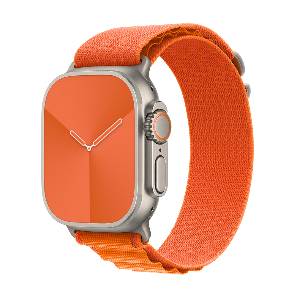 TAOMI 애플워치 8 울트라 7 6 SE 호환 알파인 루프 스트랩, 오렌지 13,800원