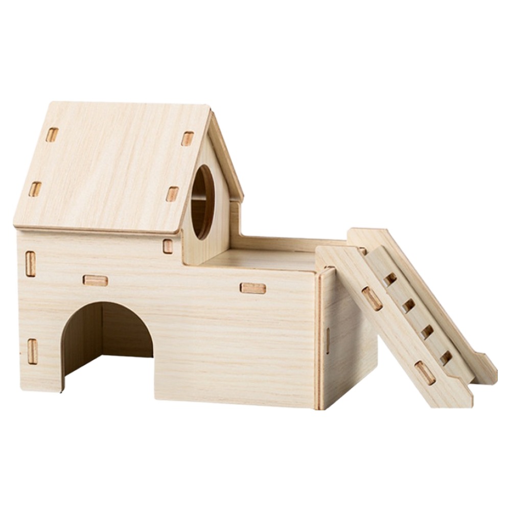 레몽크리프 파충류 크레 햄스터 피그미 이층집 은신처, 네추럴, 1개 6,900원