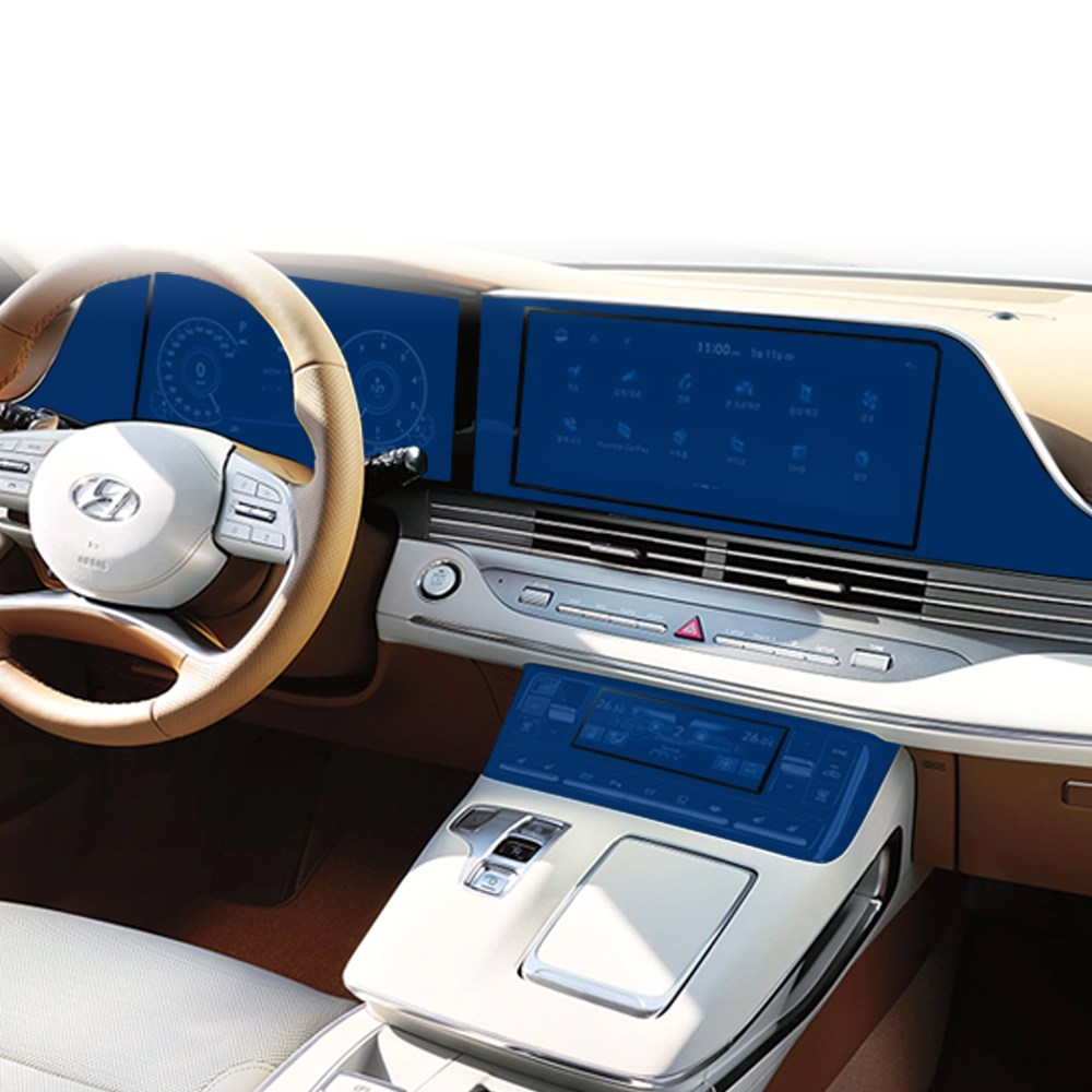 스킨엑스 더 뉴 그랜저 IG 실내필수패키지 내비게이션 공조기 PPF 차량보호필름, 1개 48,000원