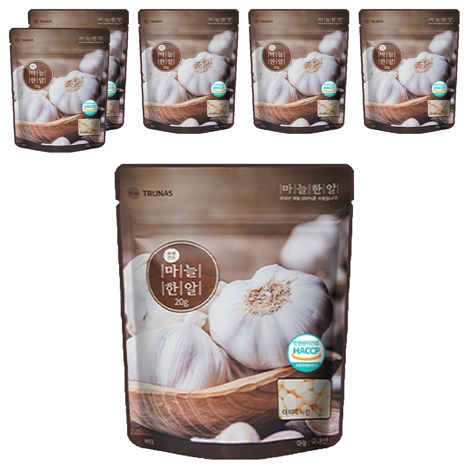 자연한알 간편양념 마늘한알, 20g, 6개 18,900원