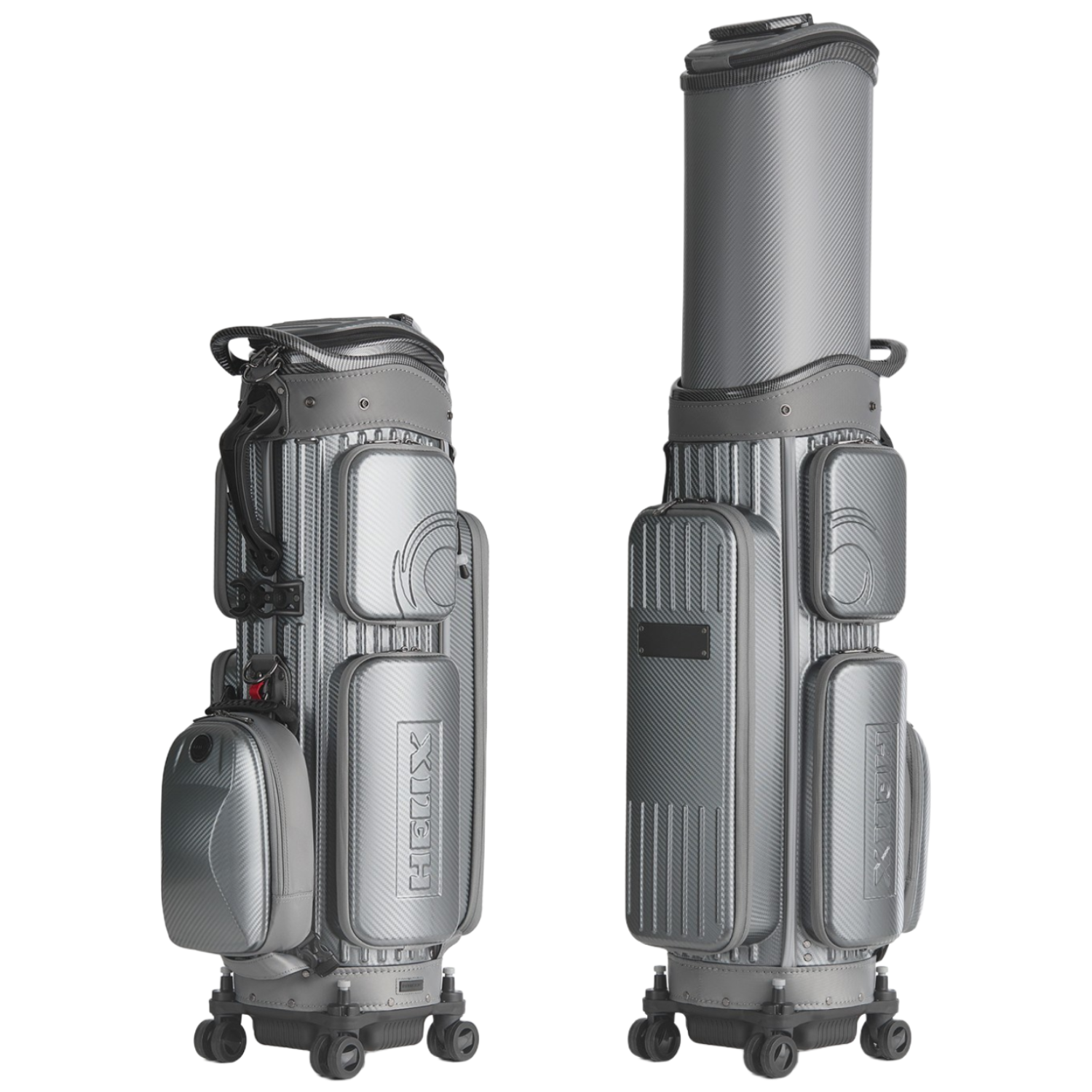 HELIX 항공사 여행용 4개의 바퀴가 있는 골프 가방 골프 클럽 보호를 위한 상단 커버가 있는 하드 케이스 골프 여행 가방 936,000원