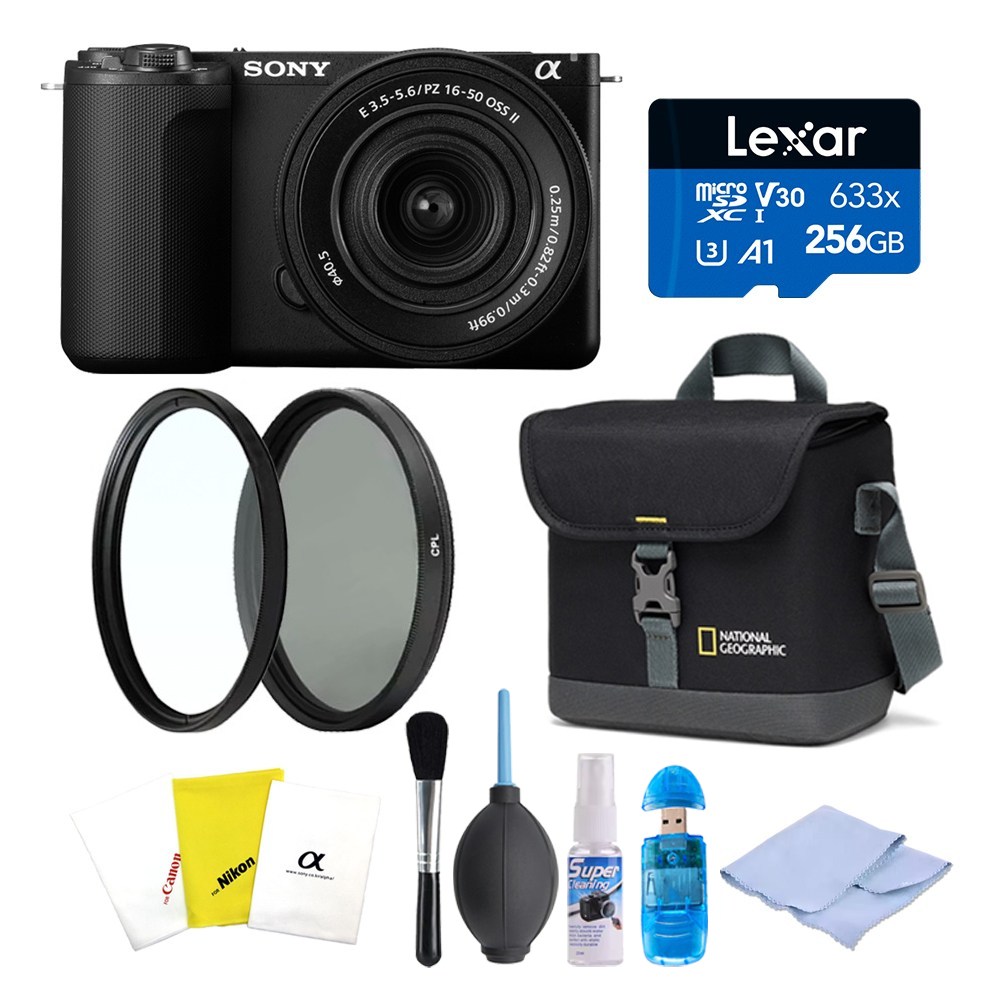 소니 ZV-E10M2 + 16-50 II 블랙 +256GB+카메라가방+UV필터+CPL필터+악세사리 패키지 1,529,000원