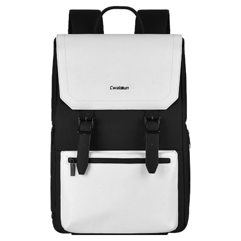 Cwatcun 하이브리드 투톤 카메라 백팩 L, 화이트블랙, 1개 350,440원