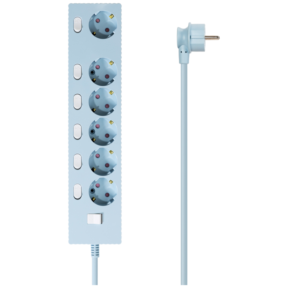 파워존 자동소화 4000W 고용량 웨이브 개별스위치 과부하차단 6구 멀티탭 50cm 1.5m 3m 5m 7m 28,500원