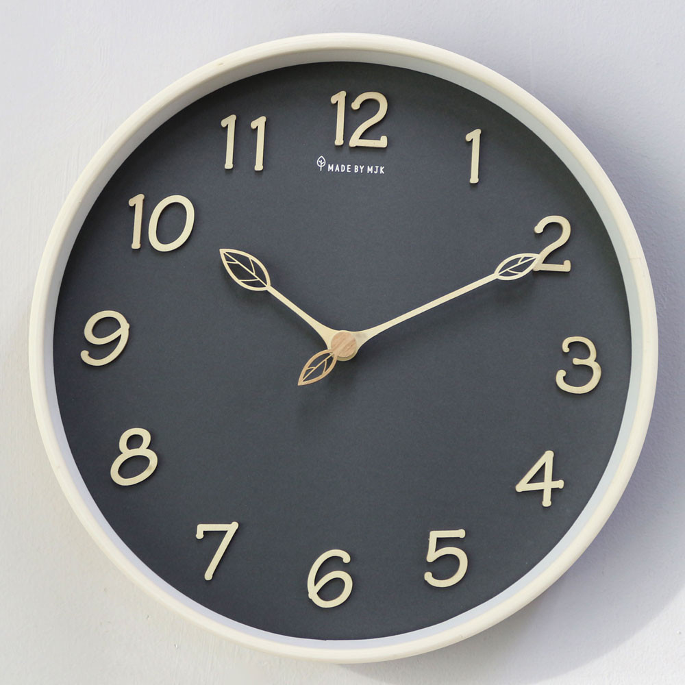 MJK 앨리스 원목 무소음 벽시계 28,400원