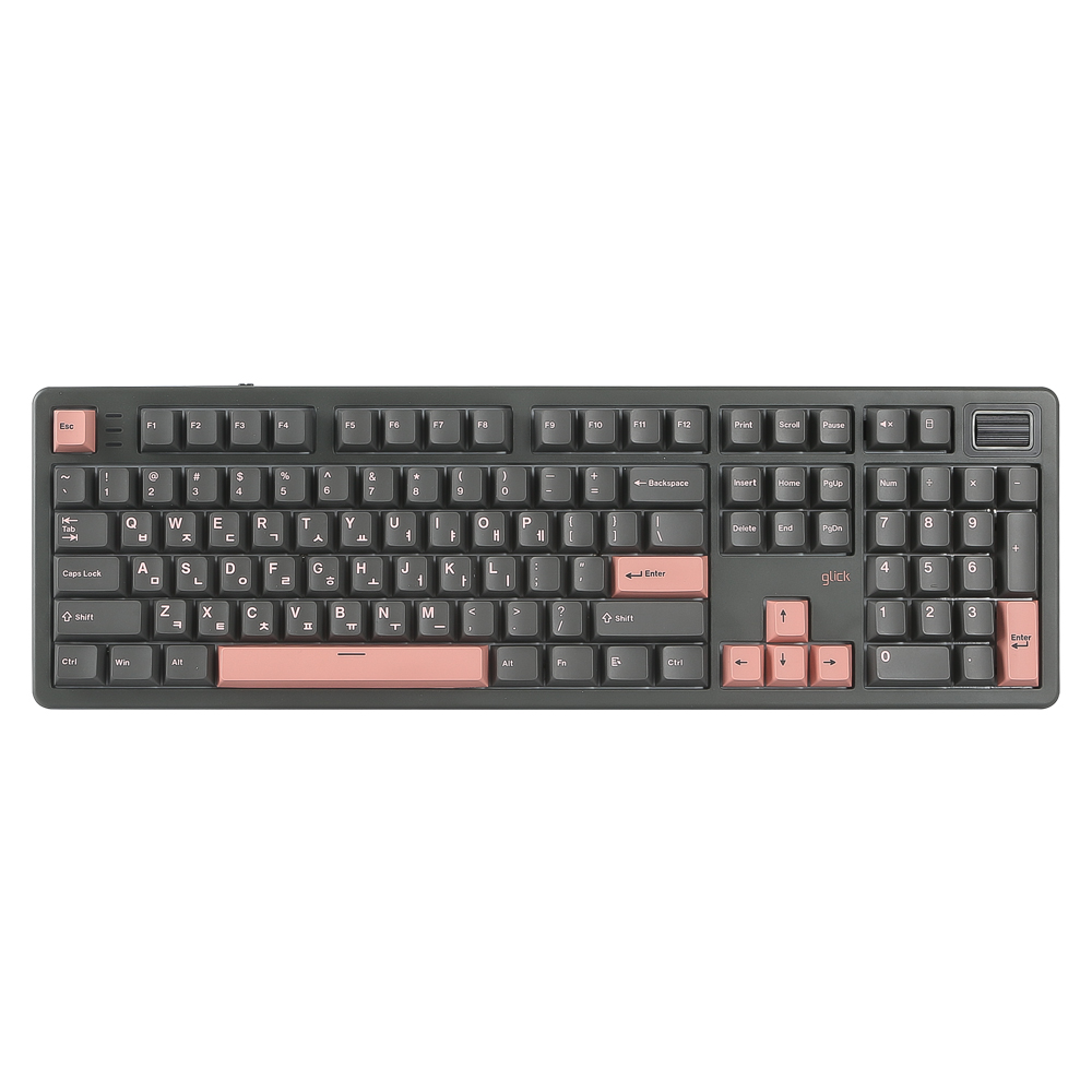 지클릭커 제주WK107 1K 파도스위치 풀윤활 무선 블루투스 기계식 키보드 당근주황축 45g 69,800원