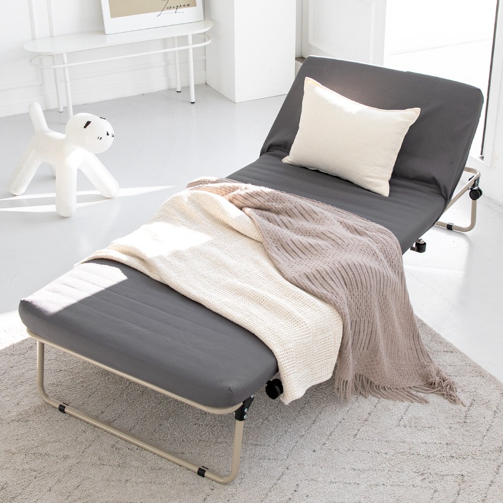 코지 접이식 침대 간이 휴대용 폴딩 야전 침실 1인, 그레이, 현재가 108,900원