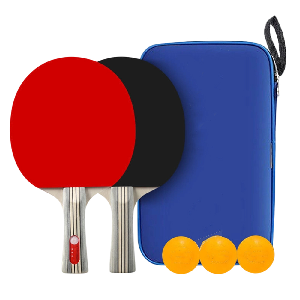 델펜 탁구세트 3개입 직채 성인용 탁구라켓 세트, 1개, 빨강과 검정 11,880원